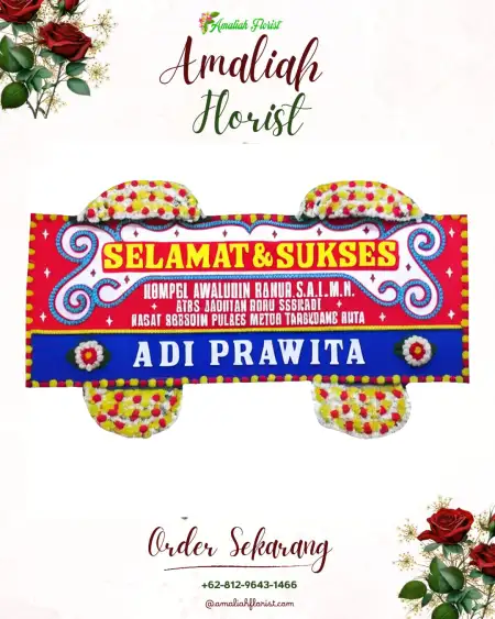 Papan Bunga Ucapan Selamat Jolosekti